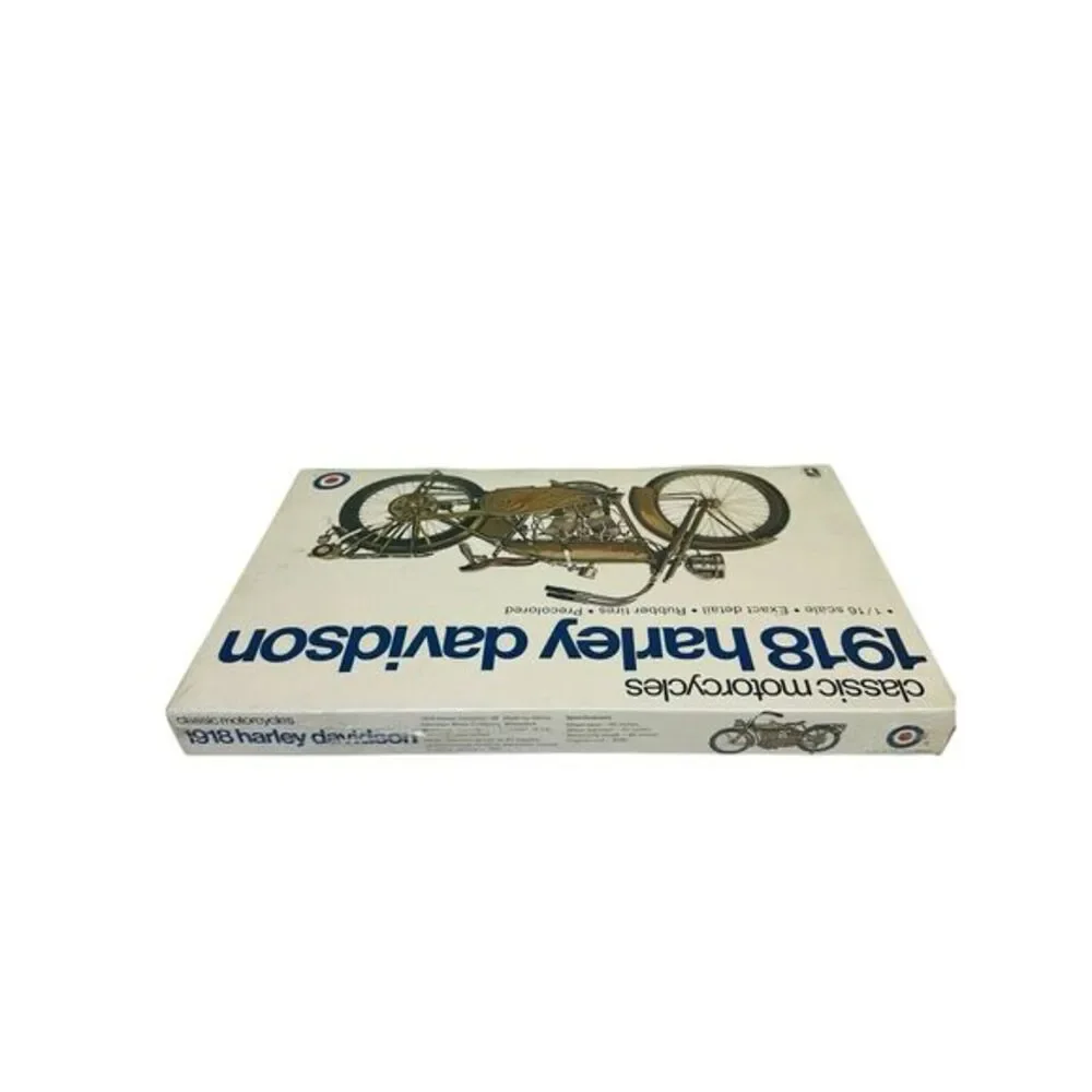 Entrex Classic Motorcycles 1918 Harley Davidson 1:16 Model Kit‎ 8433 Sealed NOS